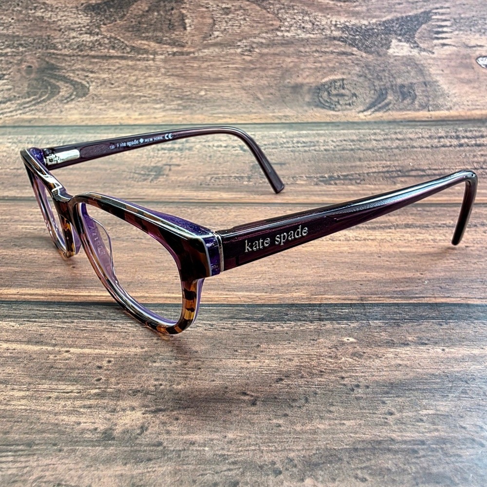 Kate Spade Blakely/G Tortoise‎ Purple Cat Eye Eyeglasses Frames 51-16-135